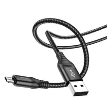 Заредете изображение във визуализатора на галерията – Borofone Cable BX56 Delightful - USB to Micro USB - 2,4A 1 metre black
