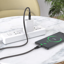 Заредете изображение във визуализатора на галерията – Borofone Cable BX56 Delightful - Type C to Type C - 60W 3A 1,5 metres black
