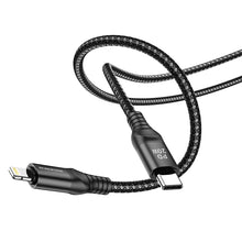 Заредете изображение във визуализатора на галерията – Borofone Cable BX56 Delightful - Type C to Lightning - PD 20W 1 metre black
