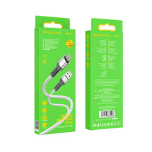 Заредете изображение във визуализатора на галерията – Borofone Cable BX64 Special Silicone - USB to Lightning - 2,4A 1 metre white
