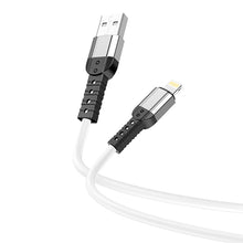 Заредете изображение във визуализатора на галерията – Borofone Cable BX64 Special Silicone - USB to Lightning - 2,4A 1 metre white

