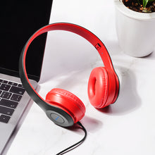 Заредете изображение във визуализатора на галерията – Borofone Headphones BO5 Star with microphone red
