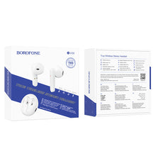 Заредете изображение във визуализатора на галерията – Borofone TWS Bluetooth Earphones BW08 Luxury White
