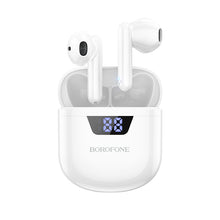 Заредете изображение във визуализатора на галерията – Borofone TWS Bluetooth Earphones BW05 Pure Tone White

