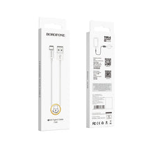Заредете изображение във визуализатора на галерията – Borofone Cable BX22 Bloom - USB to Type C - 3A 1 metre white
