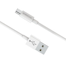 Заредете изображение във визуализатора на галерията – Borofone Cable BX22 Bloom - USB to Type C - 3A 1 metre white
