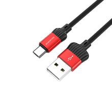 Заредете изображение във визуализатора на галерията – Borofone Cable BX28 Dignity - USB to Micro USB - 2,4A 1 metre red

