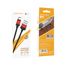 Заредете изображение във визуализатора на галерията – Borofone Cable BX28 Dignity - USB to Micro USB - 2,4A 1 metre red
