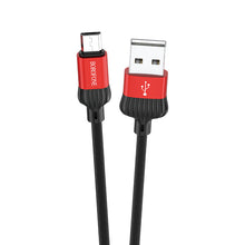 Заредете изображение във визуализатора на галерията – Borofone Cable BX28 Dignity - USB to Micro USB - 2,4A 1 metre red
