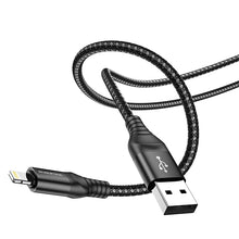 Заредете изображение във визуализатора на галерията – Borofone Cable BX56 Delightful - USB to Lightning - 2,4A 1 metre black
