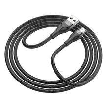 Заредете изображение във визуализатора на галерията – Borofone Cable BX61 Source - USB to Type C - 3A 1 metre black

