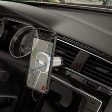 Заредете изображение във визуализатора на галерията – Borofone Car holder BH44 Smart magnetic, air vent mount black-silver
