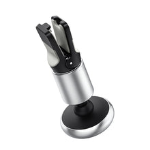 Заредете изображение във визуализатора на галерията – Borofone Car holder BH47 Cool Move magnetic, air vent mount black-silver
