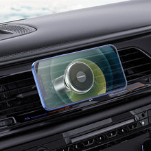 Заредете изображение във визуализатора на галерията – Borofone Car holder BH47 Cool Move magnetic, air vent mount black-silver
