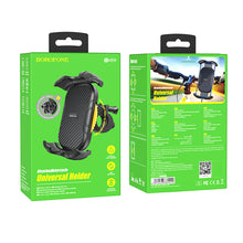 Заредете изображение във визуализатора на галерията – Borofone Bicycle/Motorcycle holder BH59 Flyover black-yellow
