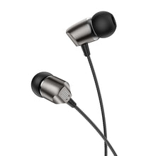 Заредете изображение във визуализатора на галерията – Borofone Earphones BM66 New Sound with microphone grey
