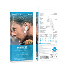 Заредете изображение във визуализатора на галерията – Borofone Bluetooth Headset BC36 Lucky White
