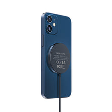 Заредете изображение във визуализатора на галерията – Borofone Wireless induction charger BQ11 Flash magnetic 15W black
