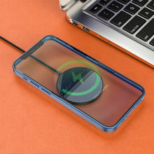 Заредете изображение във визуализатора на галерията – Borofone Wireless induction charger BQ11 Flash magnetic 15W black
