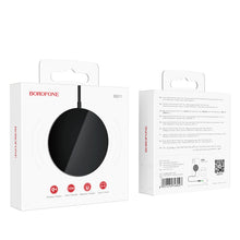 Заредете изображение във визуализатора на галерията – Borofone Wireless induction charger BQ11 Flash magnetic 15W black
