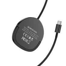 Заредете изображение във визуализатора на галерията – Borofone Wireless induction charger BQ12 Core magnetic 15W black
