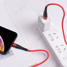 Заредете изображение във визуализатора на галерията – Borofone Cable BX32 Munificent - USB to Lightning - 2.4A 1 metre red
