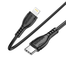 Заредете изображение във визуализатора на галерията – Borofone Cable BX51 Triumph - Type C to Lightning - 2,4A 1 metre black
