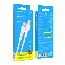 Заредете изображение във визуализатора на галерията – Borofone Cable BX51 Triumph - Type C to Lightning - 2,4A 1 metre white
