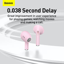 Заредете изображение във визуализатора на галерията – Baseus Bluetooth earphones TWS Bowie E8 (NGE8-04) Pink
