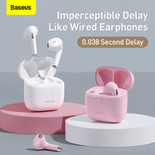 Заредете изображение във визуализатора на галерията – Baseus Bluetooth earphones TWS Bowie E8 (NGE8-04) Pink
