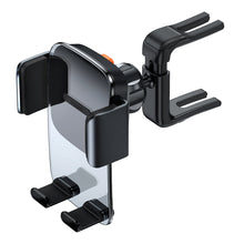 Заредете изображение във визуализатора на галерията – Baseus Easy Control Car Holder to round air vent (SUYK000201) black
