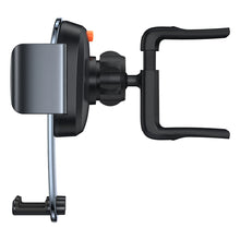 Заредете изображение във визуализатора на галерията – Baseus Easy Control Car Holder to round air vent (SUYK000201) black
