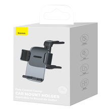 Заредете изображение във визуализатора на галерията – Baseus Easy Control Car Holder to round air vent (SUYK000201) black
