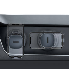 Заредете изображение във визуализатора на галерията – Baseus Easy Control Car Holder to round air vent (SUYK000201) black
