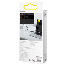 Заредете изображение във визуализатора на галерията – Baseus Cable Flash Series - Type C to Type C - USB4 100W 1 metre (CASS010014) dark grey
