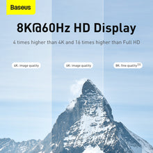 Заредете изображение във визуализатора на галерията – Baseus Cable Flash Series - Type C to Type C - USB4 100W 1 metre (CASS010014) dark grey
