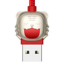 Заредете изображение във визуализатора на галерията – Baseus Cable Year of the Tiger 3 in 1 - USB to Type C, Lightning, Micro USB - 3,5A 1,2 metres (CASX010009) red
