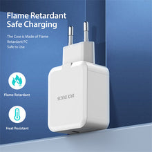 Заредете изображение във визуализатора на галерията – Wall charger Dux Ducis C100 - Type C - PD 30W 3A white
