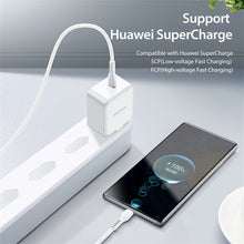 Заредете изображение във визуализатора на галерията – Wall charger Dux Ducis C100 - Type C - PD 30W 3A white
