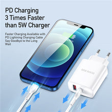 Заредете изображение във визуализатора на галерията – Wall charger Dux Ducis C70 - USB + Type C - PD 20W QC 3.0 18W 3A white

