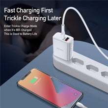Заредете изображение във визуализатора на галерията – Wall charger Dux Ducis C70 - USB + Type C - PD 20W QC 3.0 18W 3A white
