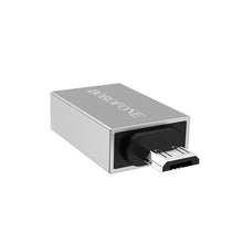 Заредете изображение във визуализатора на галерията – Borofone Adapter BV2 OTG - USB to Micro USB - silver
