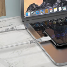 Заредете изображение във визуализатора на галерията – Borofone Cable BU31 Clear Shadow Jelly - USB to Micro USB - 2,4A 1 metre silver
