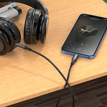 Заредете изображение във визуализатора на галерията – Borofone Cable BL7 - jack 3,5mm to Lightning - 1 metre black
