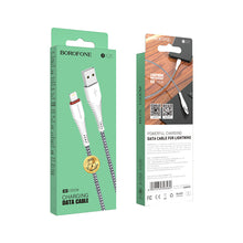 Заредете изображение във визуализатора на галерията – Borofone Cable BX25 Powerful - USB to Lightning - 2,4A 1 metre white
