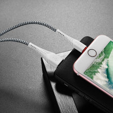 Заредете изображение във визуализатора на галерията – Borofone Cable BX25 Powerful - USB to Lightning - 2,4A 1 metre white
