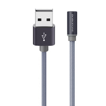 Заредете изображение във визуализатора на галерията – Borofone Cable BX26 Express - USB to Lightning - angled 2,4A 1 metre grey
