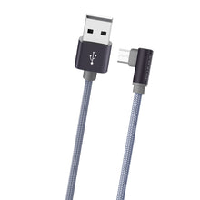 Заредете изображение във визуализатора на галерията – Borofone Cable BX26 Express - USB to Micro USB - angled 2,4A 1 metre grey
