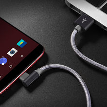 Заредете изображение във визуализатора на галерията – Borofone Cable BX26 Express - USB to Type C - angled 3A 1 metre grey
