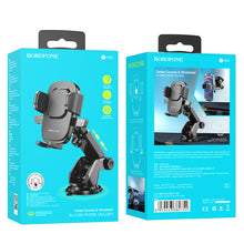 Заредете изображение във визуализатора на галерията – Borofone Car holder BH60 Dainty with windshield mount black
